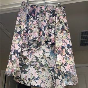 Flowing Floral Skirt